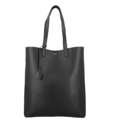 Svart Lærveske Bold Shopping Bag