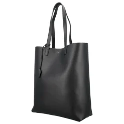 Svart Lærveske Bold Shopping Bag