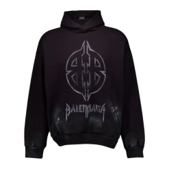 Svart Metal BB Stencil Hoodie