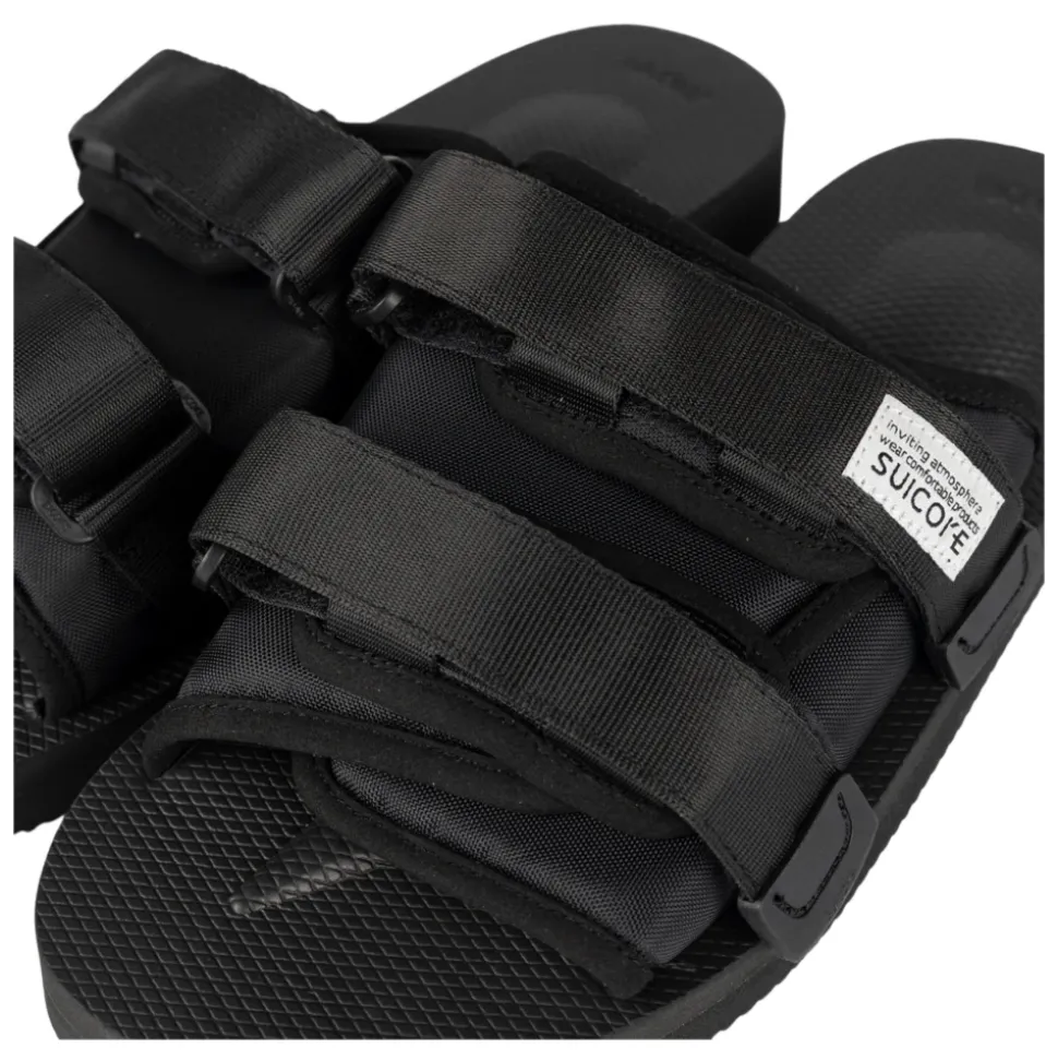 Svart Moto-Cab Sandal