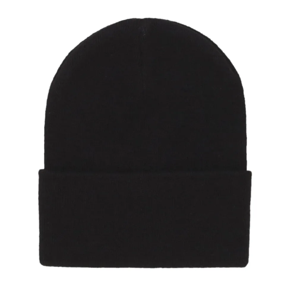 Svart Stencil Beanie Lue