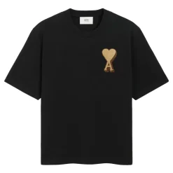 Svart Teeshirt Patch Polos