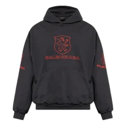 Sweatshirt med krøllete effekt