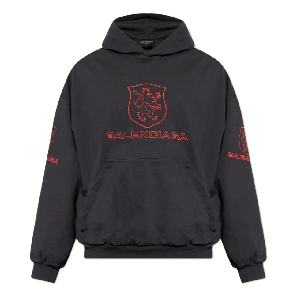 Sweatshirt med krøllete effekt