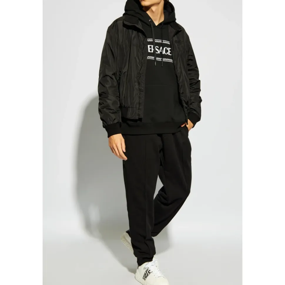 Sweatshirt med logo