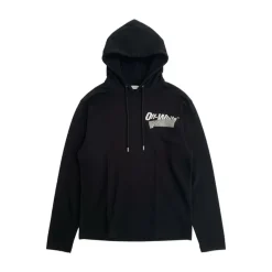 Tape Hoodie med Grafisk Motiv