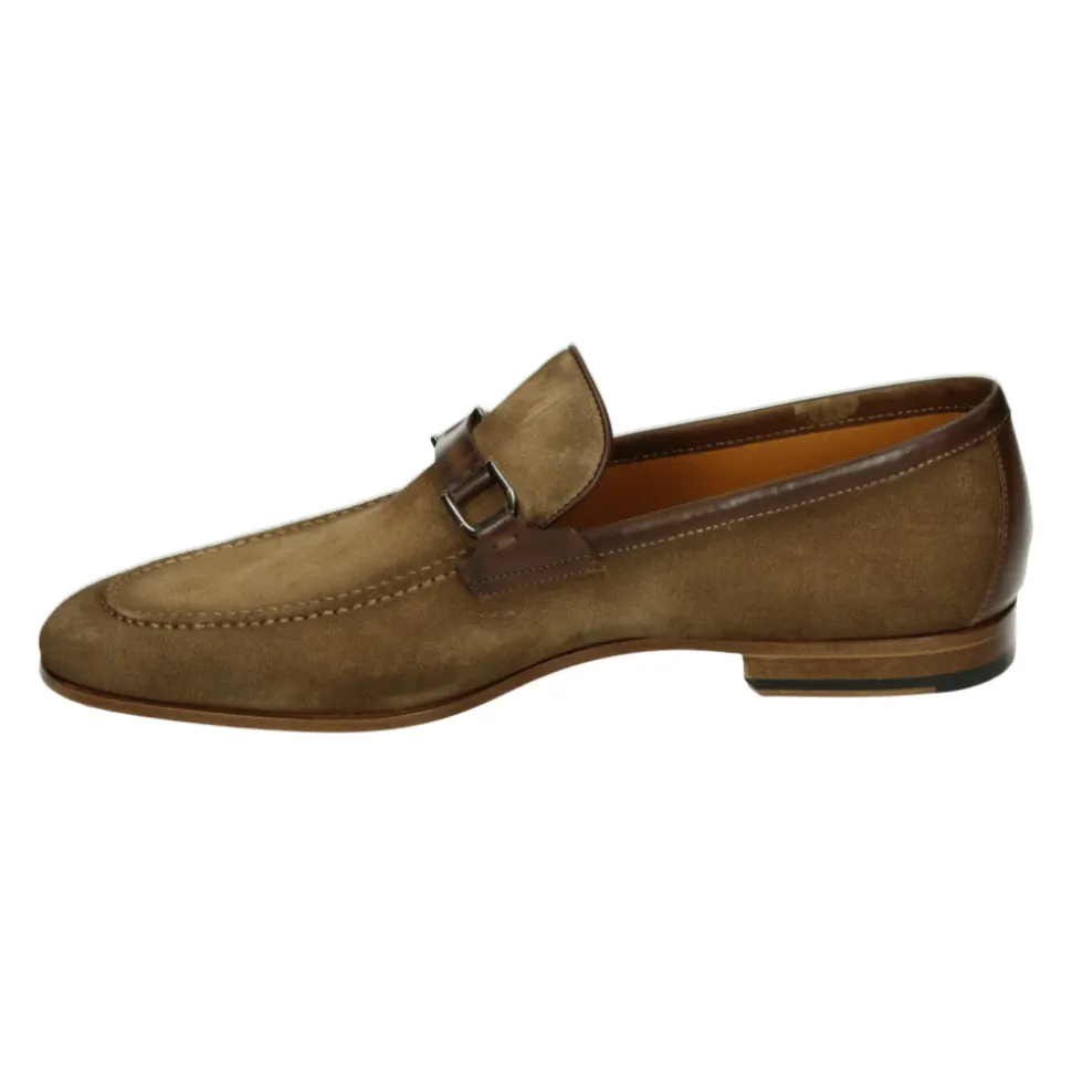 Taupe Slip-On Skinn Sko