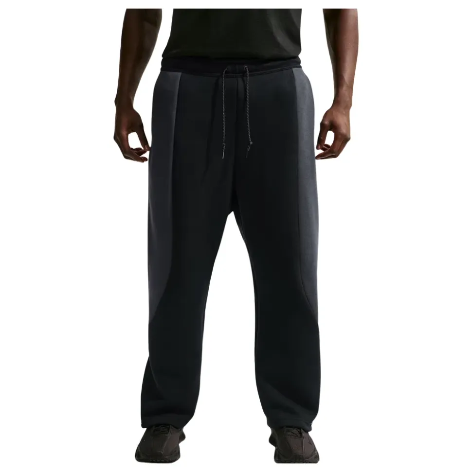 Tech Color-Block Open-Hem Fleece Pants