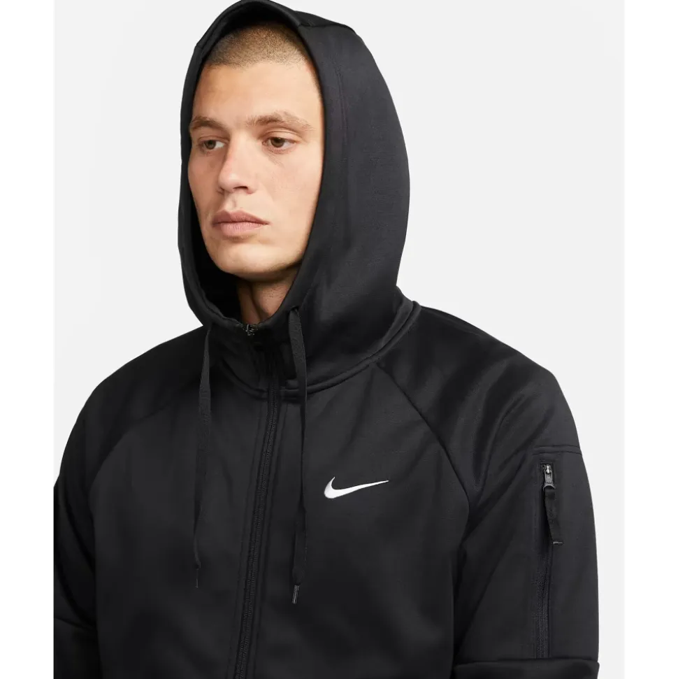 Therma-FIT Fleece Fitnessgenser med hel glidelås