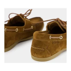 Tobakkbrun Semskede Loafers