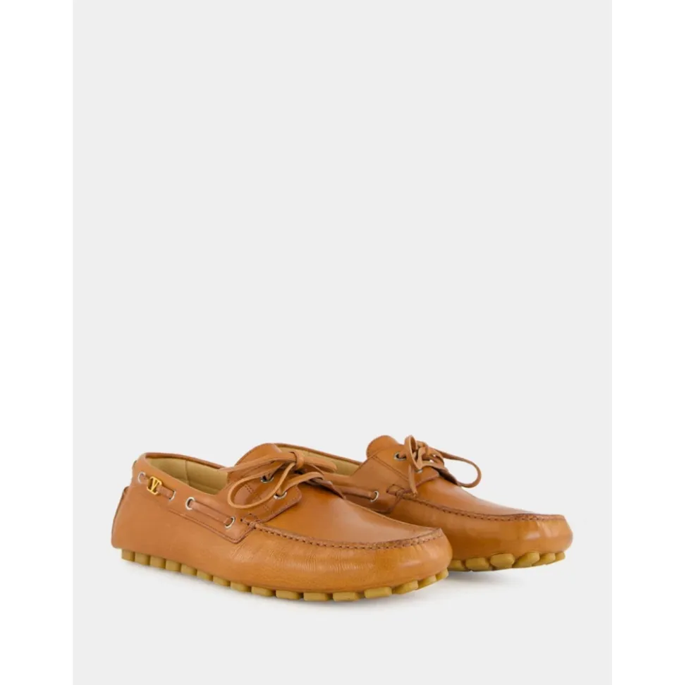 Tobakk Lær Båtsko Loafer