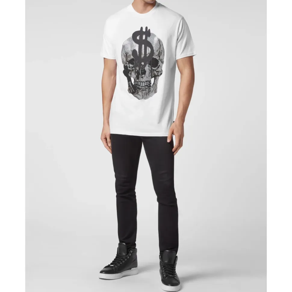 T-shirt Rund Hals SS Skull