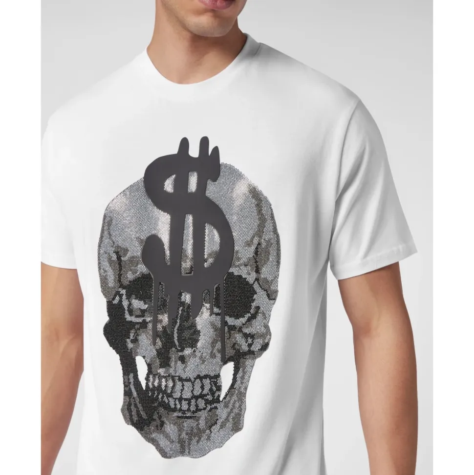 T-shirt Rund Hals SS Skull
