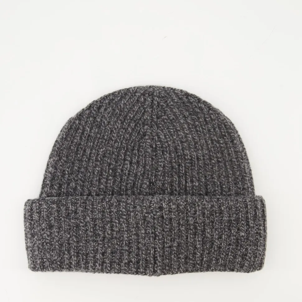Ull og Kashmir Grå Beanie