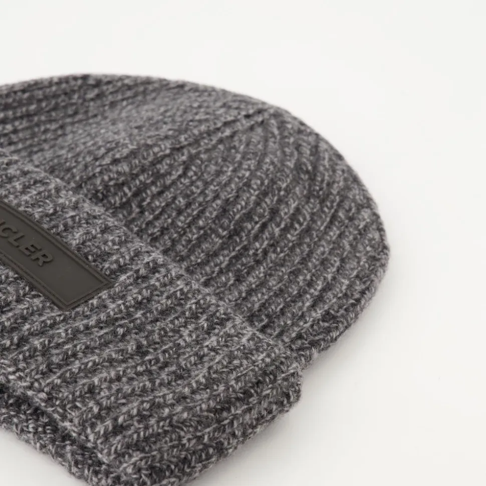 Ull og Kashmir Grå Beanie