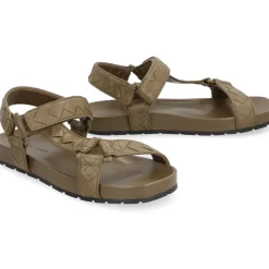 Vevd Lær Sandaler