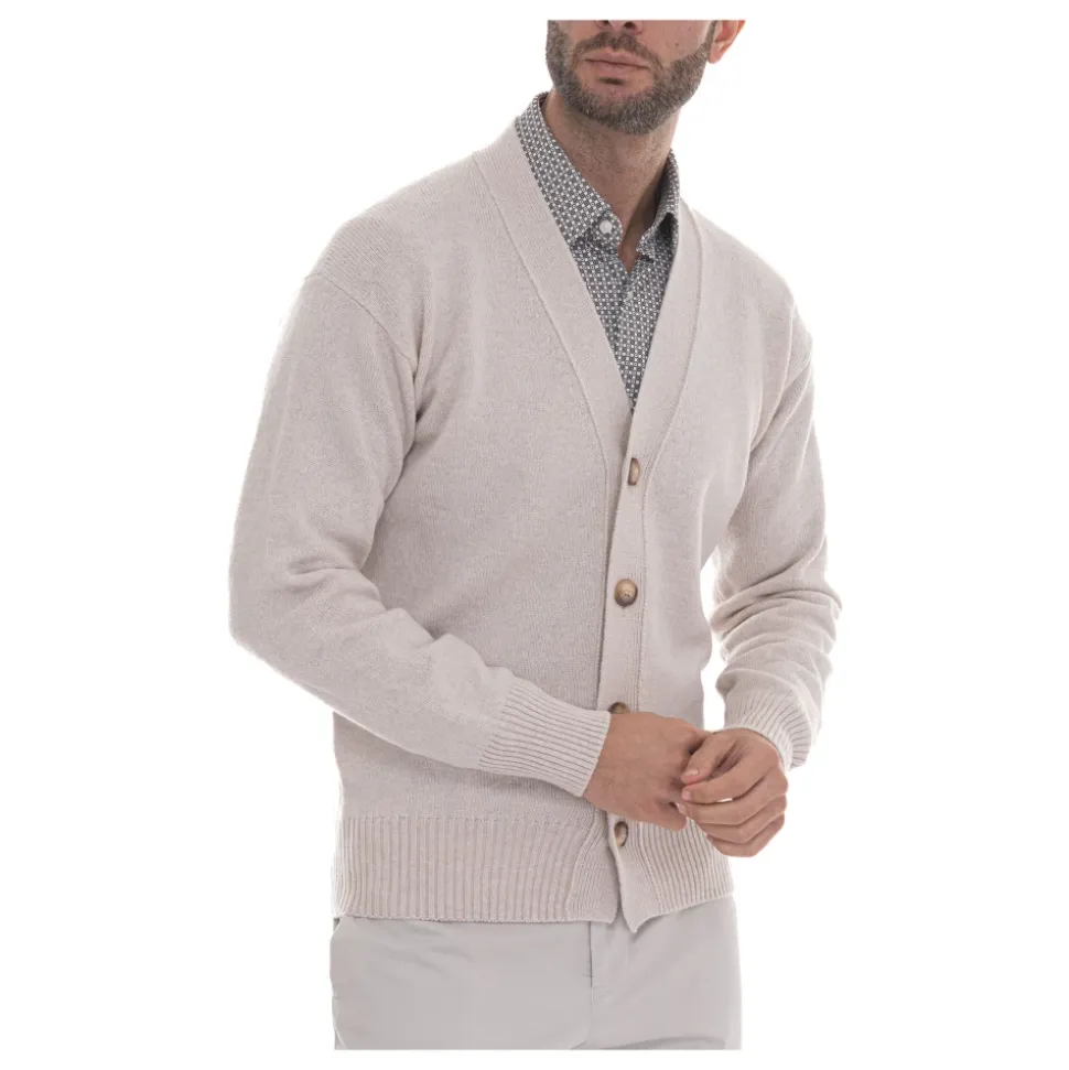 V-hals Strikket Cardigan