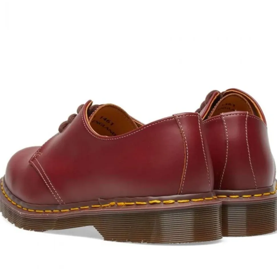 Vintage 1461 Made In England Oxblood Sko i Lær