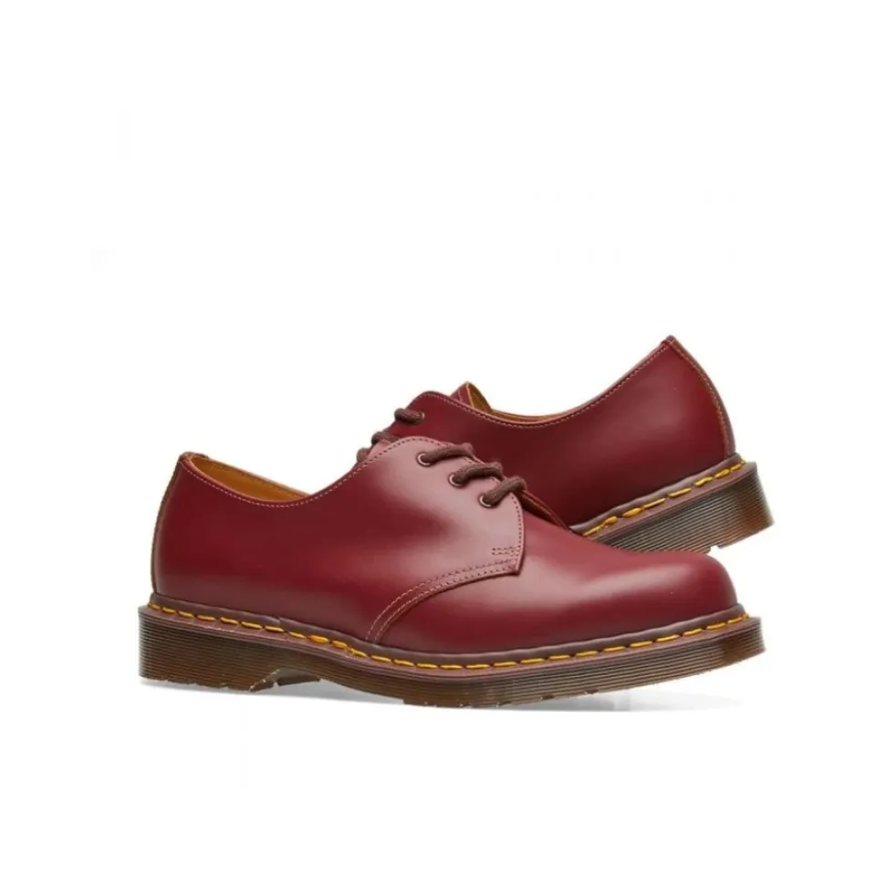Vintage 1461 Made In England Oxblood Sko i Lær