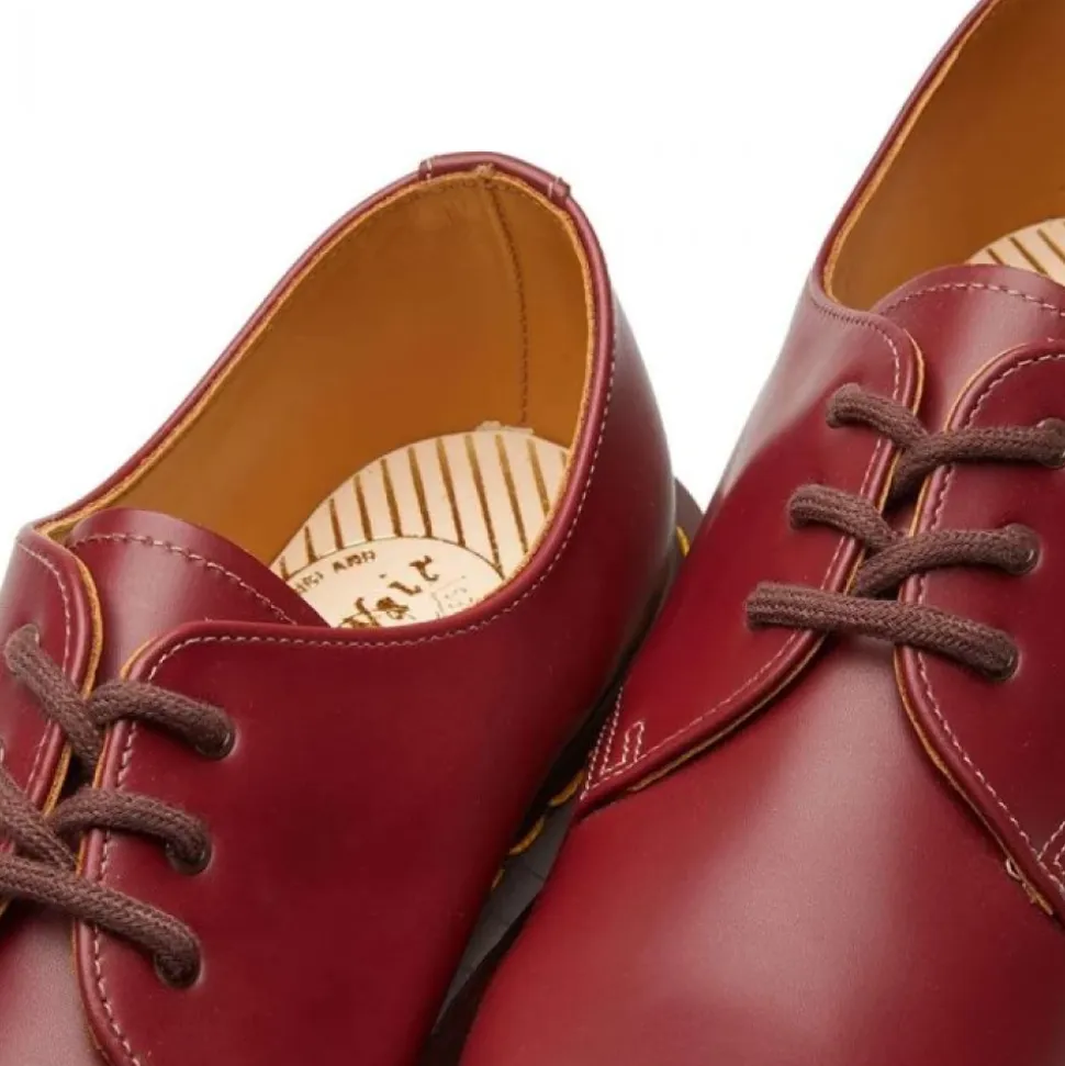 Vintage 1461 Made In England Oxblood Sko i Lær