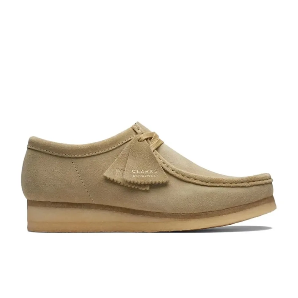 Wallabee Beige Suede Sko