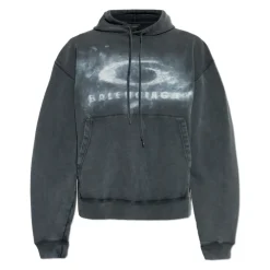 Washed Crayon Loop Oversized Hettegenser